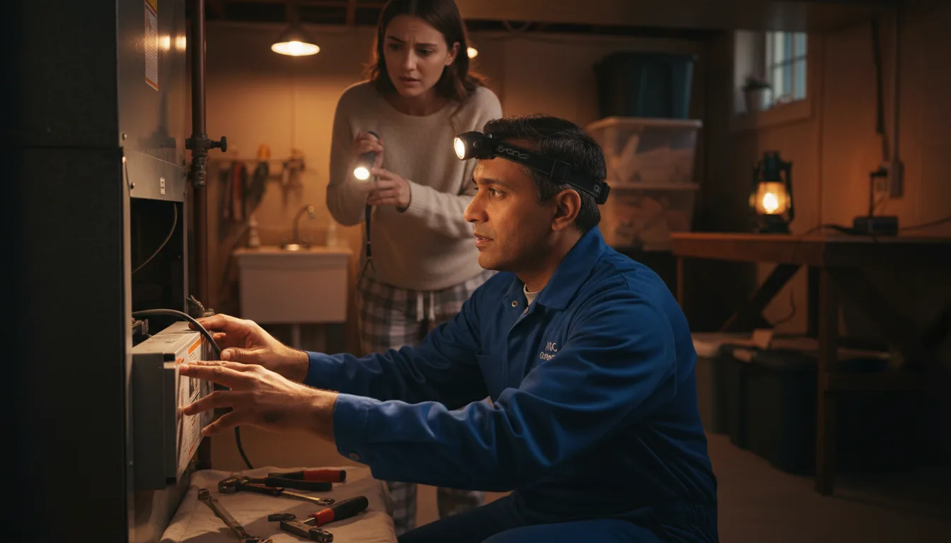 Emergency HVAC Repair in New England, ND near me · HVAC